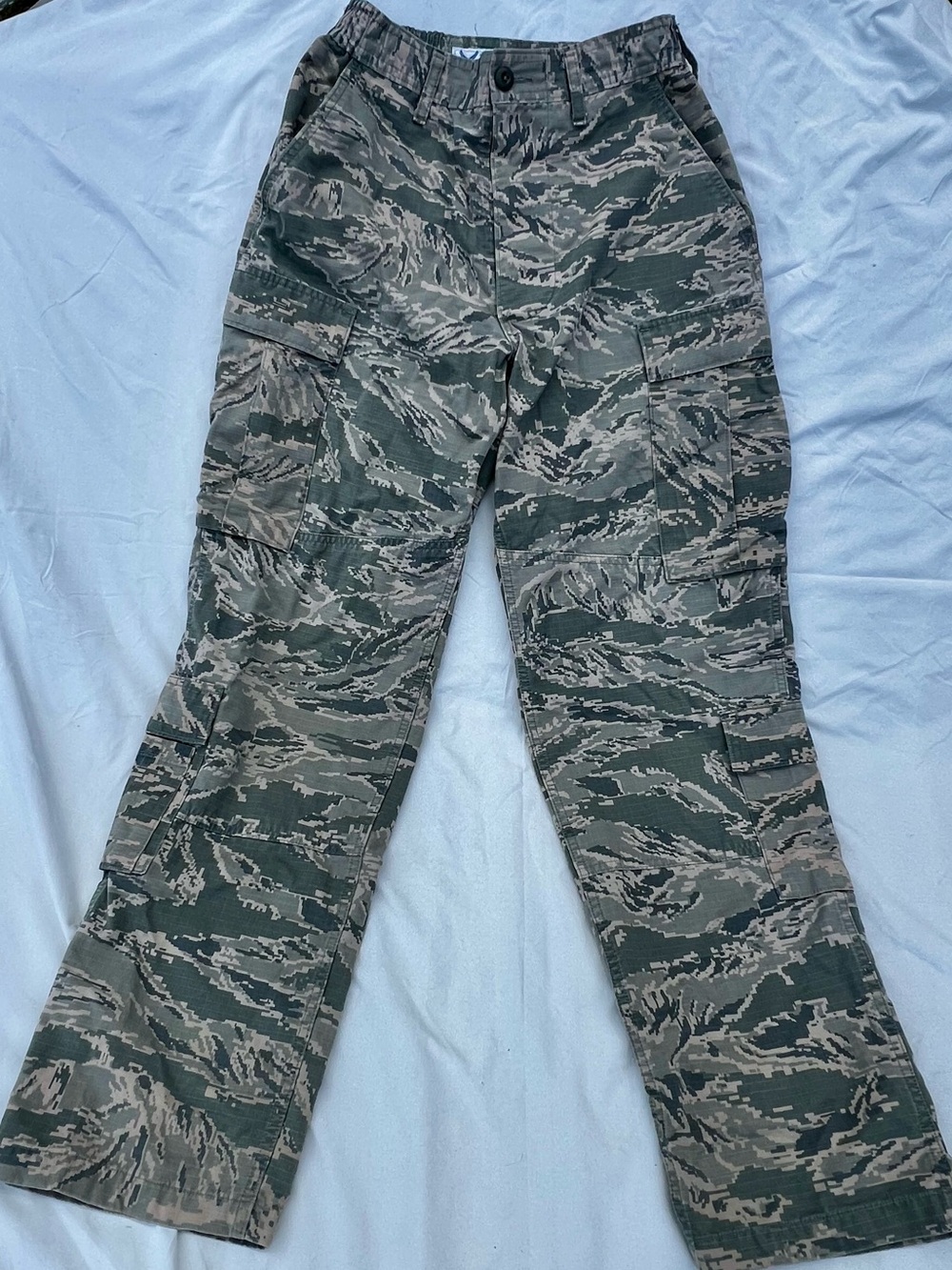 military Air Force Original Combat Camo tiger stripe trousers stretch waist
